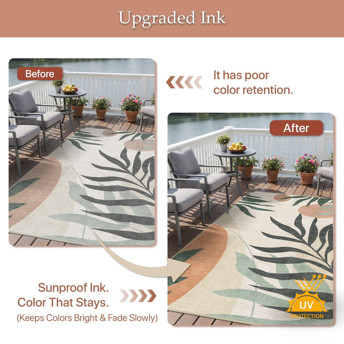 GENIMO quick-dry core allows fast drying after cleaning or rain.