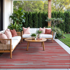 GENIMO reversible rug with dark surface, keeps appearance clean in rugged use.