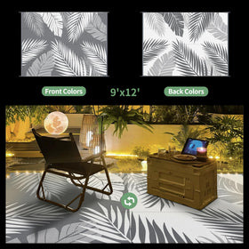 GENIMO RV camping rug waterproof and portable for easy packing and trips.