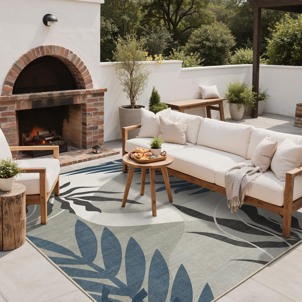Genimo soft chenille surface offers plush feel underfoot