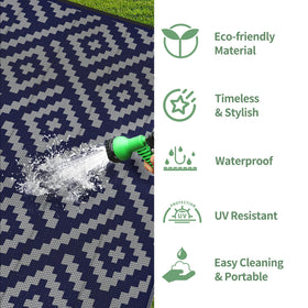 GENIMO stain-resistant surface allows quick cleanup after meals and outdoor games.
