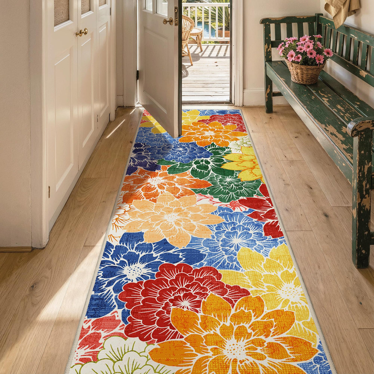 GENIMO washable quick-dry runner for easy cleanup after outdoor use.