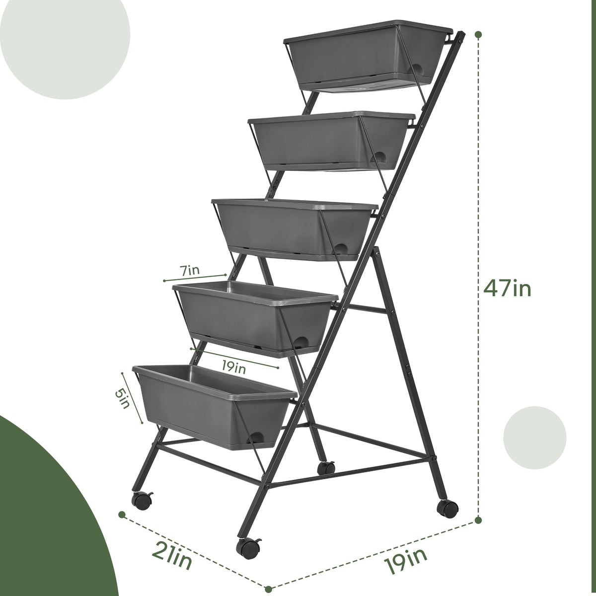 GENMOUS ergonomic-height garden bed reduces bending for comfortable gardening.