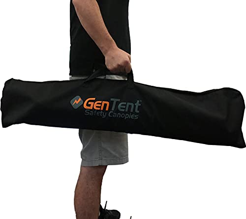 GenTent storage bag 600D fabric close up highlighting material quality