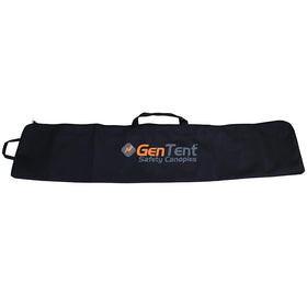 GenTent storage bag full view showing rugged 600D fabric and durable zippers