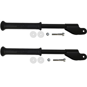 GenTent folding handles assembly shows universal compatibility for easy generator transport.