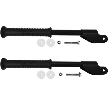 GenTent folding handles assembly shows universal compatibility for easy generator transport.