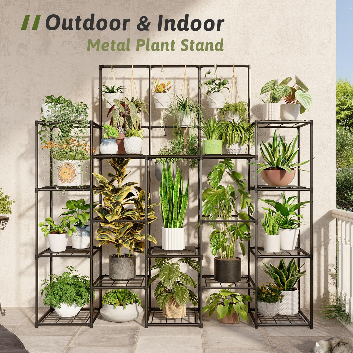 GENTINGBRO 14-tier plant shelf indoors and outdoors display