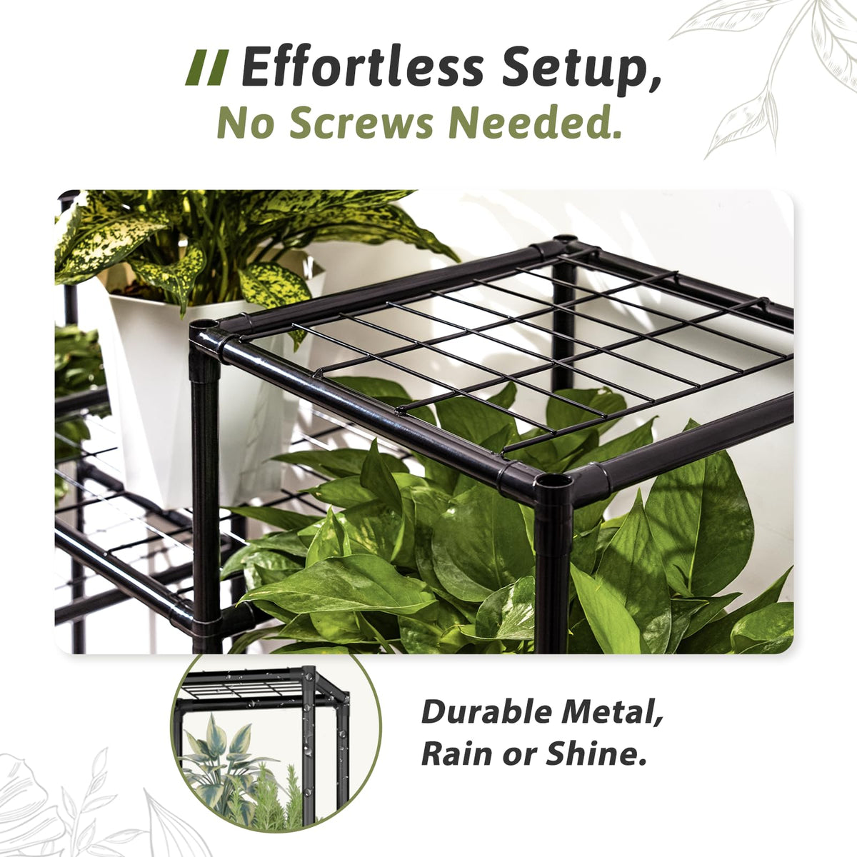 GENTINGBRO all-weather frame for indoor or outdoor use