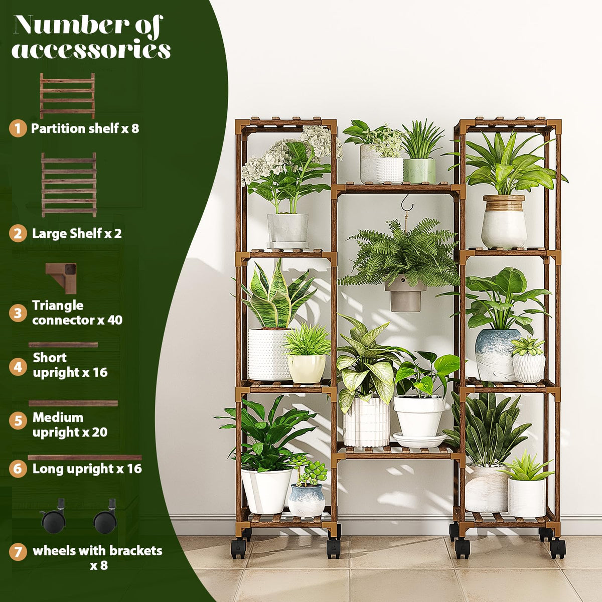 GENTINGBRO carbonized eucalyptus wood finish enhances durability and weather resistance.