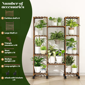 GENTINGBRO carbonized eucalyptus wood finish enhances durability and weather resistance.