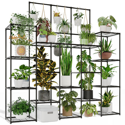 GENTINGBRO metal plant stand 63-inch tall for vertical gardening