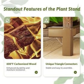 GENTINGBRO mobile plant rack enables effortless reconfiguration of spaces.