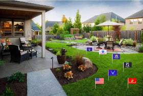GentleGirl flags suit indoor and outdoor ceremonies, parades, and home décor.