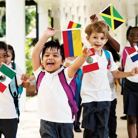 Geodurn flag collection suitable for parties, school events, and cultural festivals