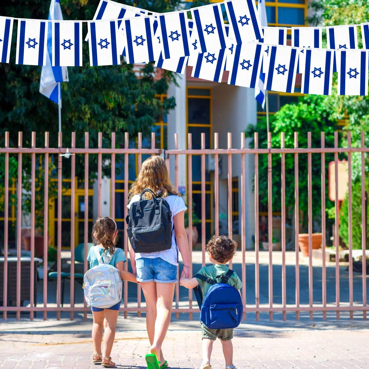 Geodurn durable polyester flags for parades and parties.