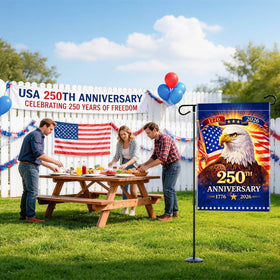 Geodurn 250th design celebrates 1776–2026 with timeless rustic charm.