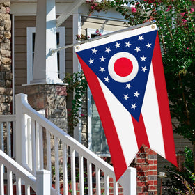 Geodurn Ohio flag weather-resistant fabric protects against UV rays