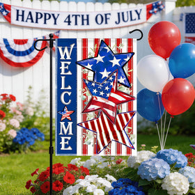 Geodurn patriotic flag design, perfect for Independence Day decor