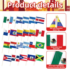 Geodurn 5x8in polyester flags retain color indoors and outdoors