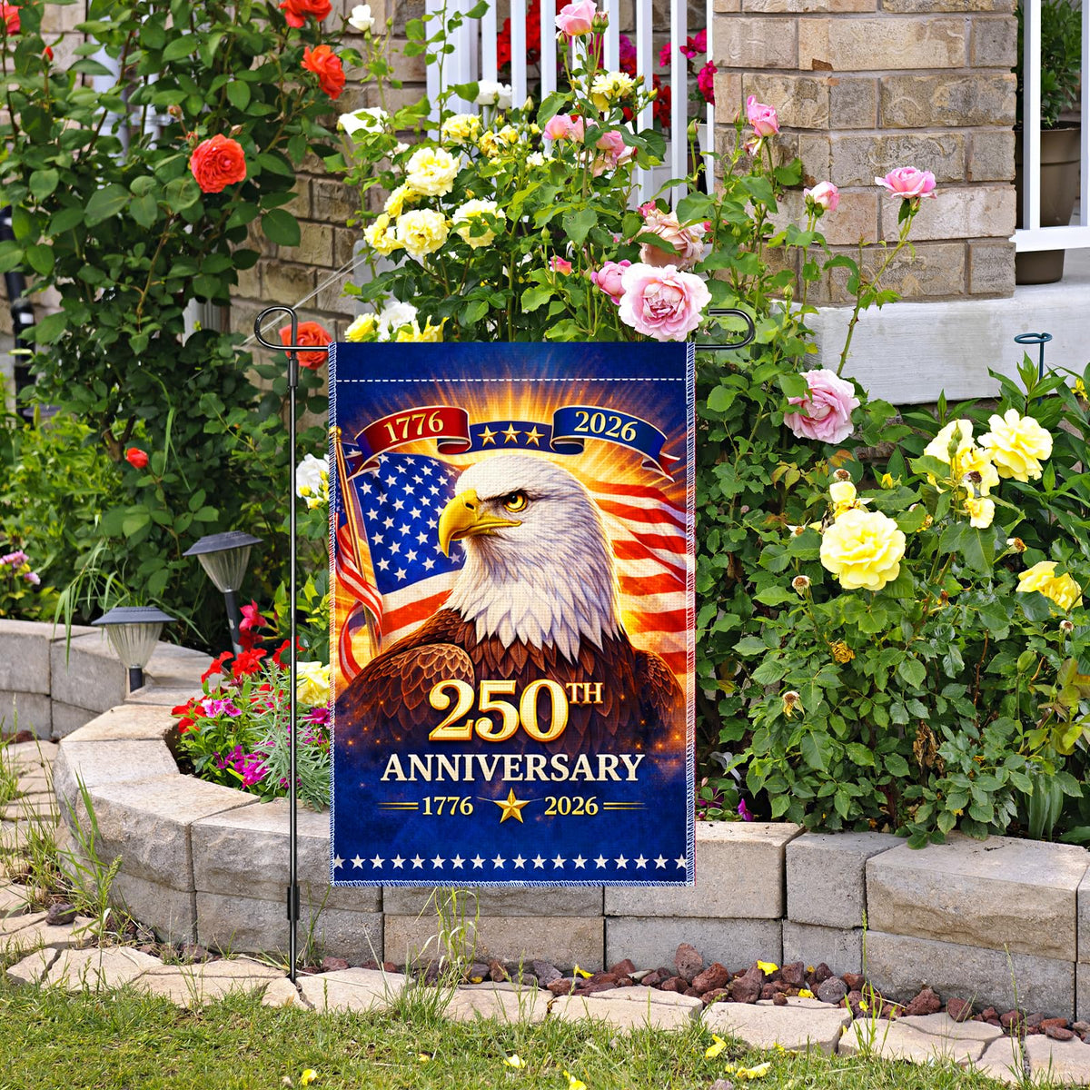 Geodurn flag ideal for Independence Day and patriotic events.