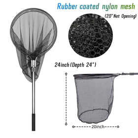 George Garden catch net offers versatile, easy-grip design for farm and yard tasks.