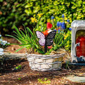 Geosar cemetery keepsake marks remembrance with a durable acrylic build.