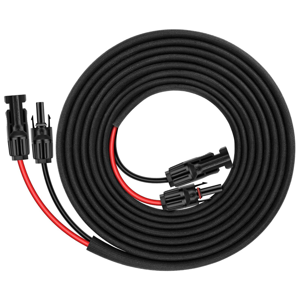 Geosiry 20ft 12AWG extension ends for flexible panel placement and efficient wiring
