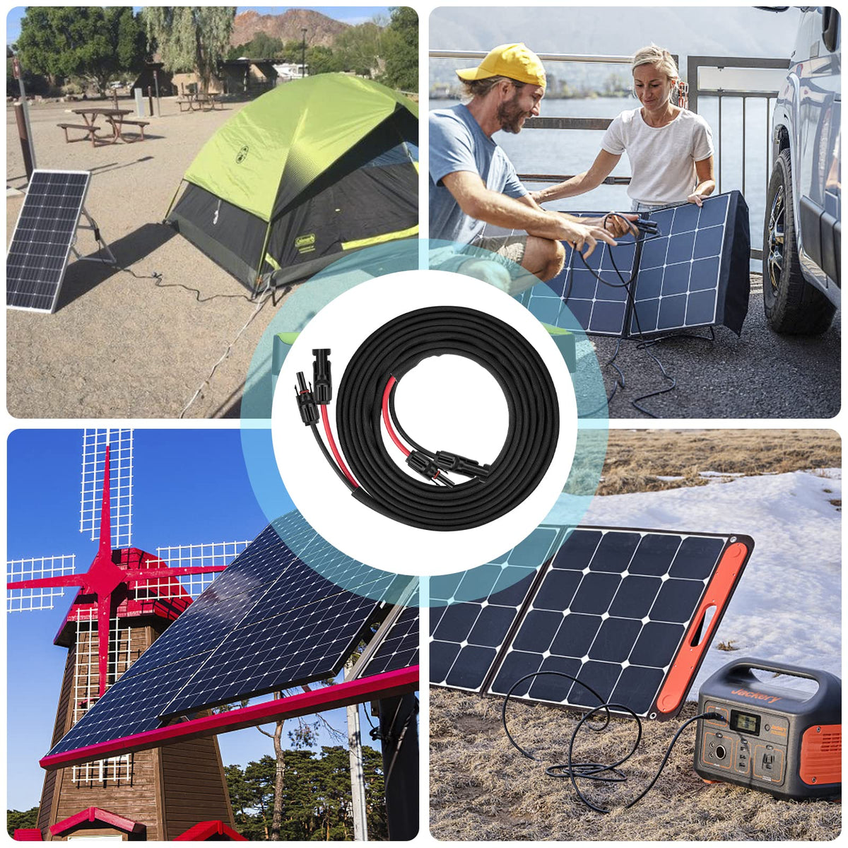 Geosiry wide compatibility supports RVs, boats, and home solar setups.