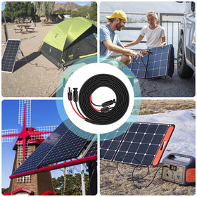 Geosiry extension cable compatible with many solar panels and controllers