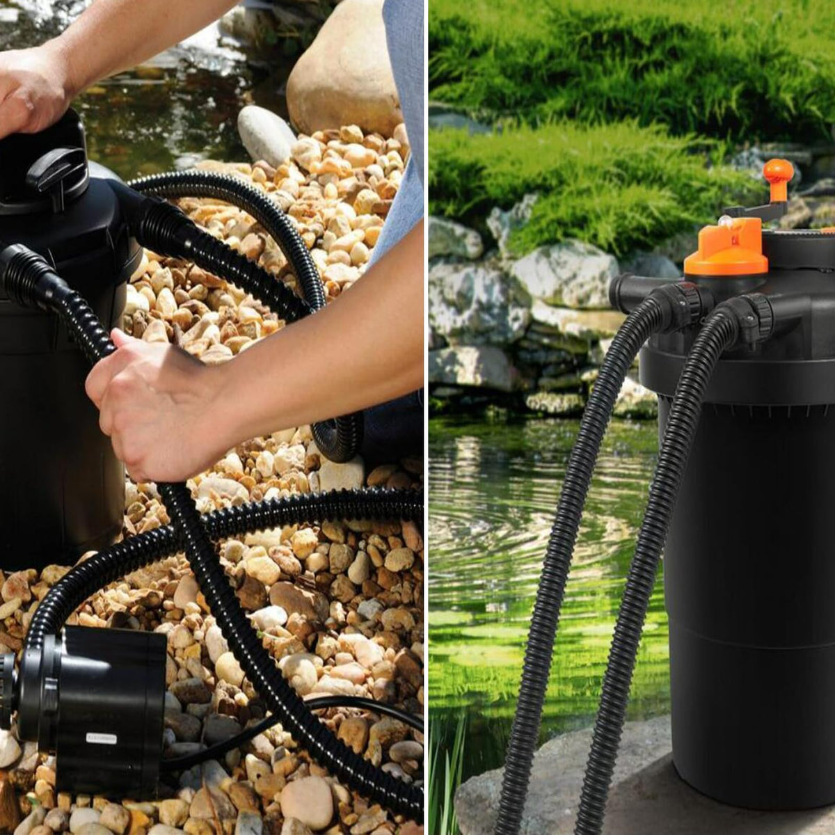 Geowaky 25 ft tubing, ample length for backyard ponds