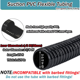 Geowaky tubing compatibility note guides correct barbed connector selection