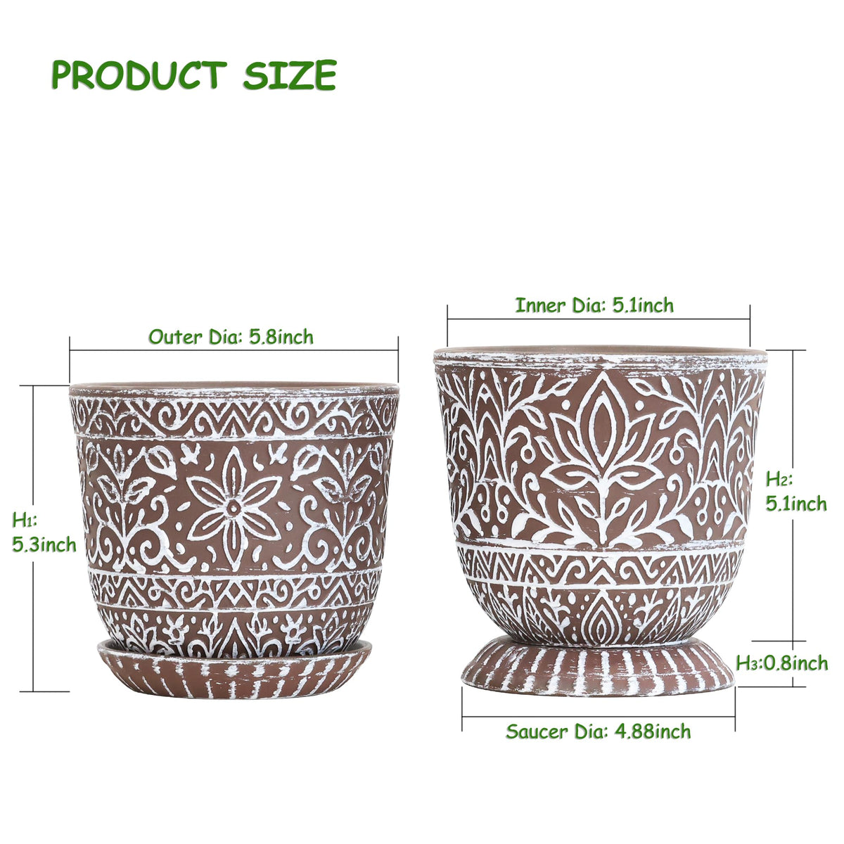 Gepege indoor plant pot on a windowsill showing versatility