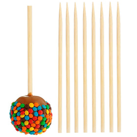 Gere bamboo skewers 5mm 7in for candy apples or kebabs, sturdy and ready
