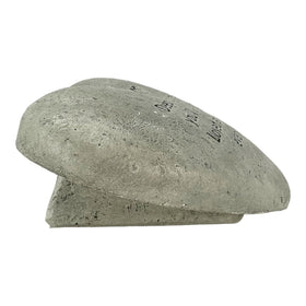Gerson Mom cement heart memorial stone back stand enables easy indoor setup.