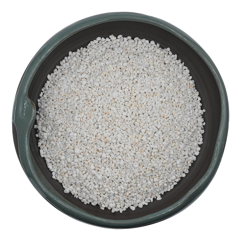 Gerta 30QT horticultural perlite bulk improves soil conditioning and drainage.