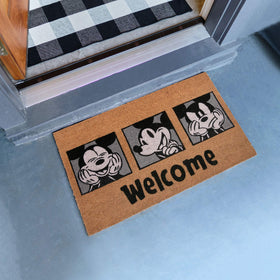Gertmenian Disney Mickey illustration detail adds playful entryway charm