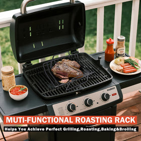 GESTONE compatible with Big Green Egg, Weber, Ninja for versatile outdoor cooking.