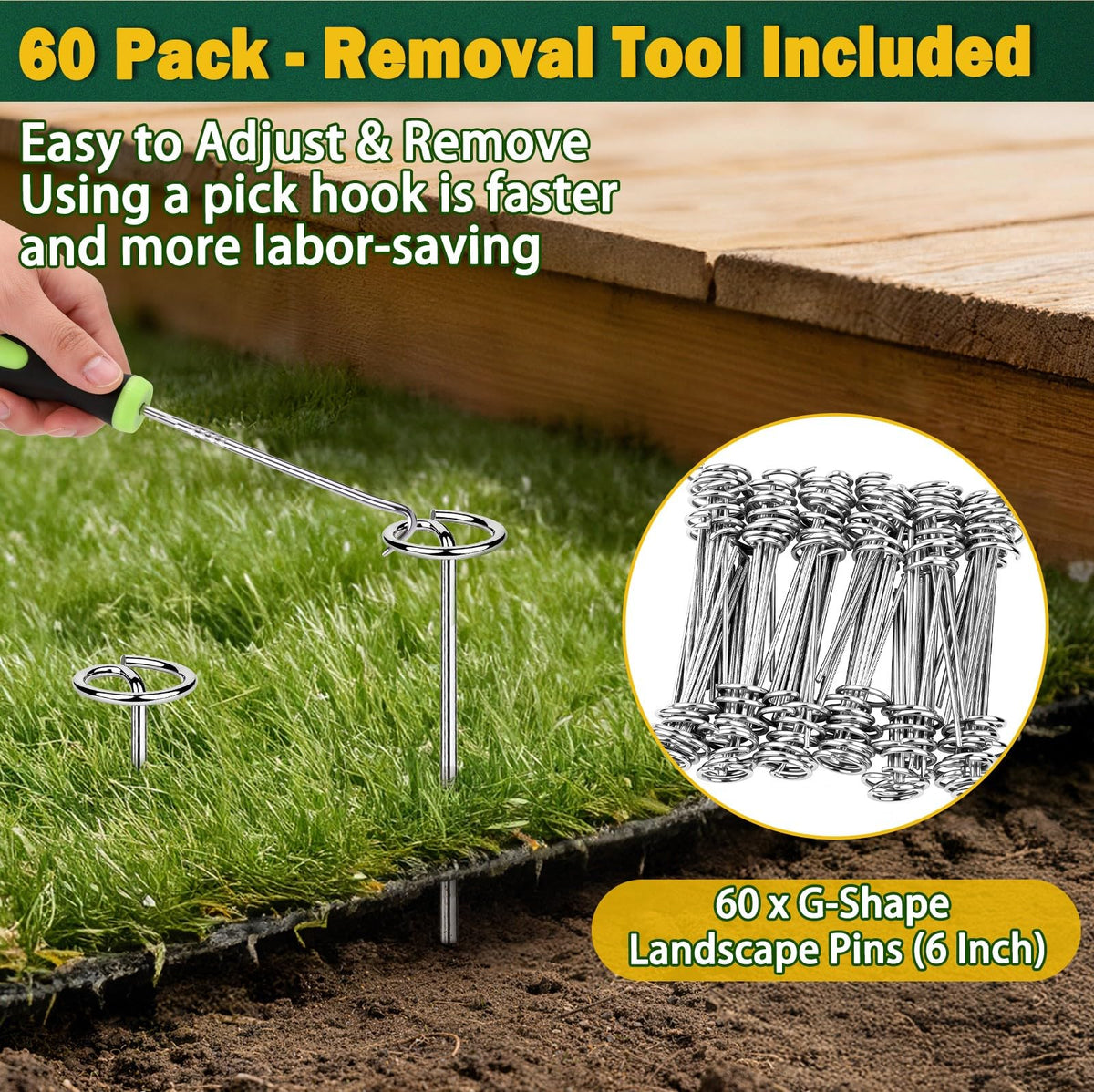 GESTONE 60-pack keeps projects stocked for multiple beds and borders.