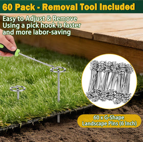 GESTONE 60-pack keeps projects stocked for multiple beds and borders.