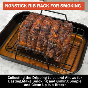 GESTONE stand-up design fits ovens, grills, and smokers for versatile cooking.