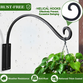 Gestone hangers supporting wind chimes and seasonal lanterns securely.