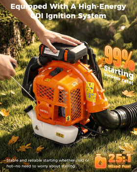 Getell 80cc blower replaceable air filter keeps performance in all seasons