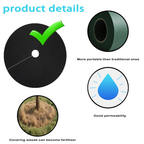 GetFeeds tree rings shield plants and maintain soil moisture around perimeters.