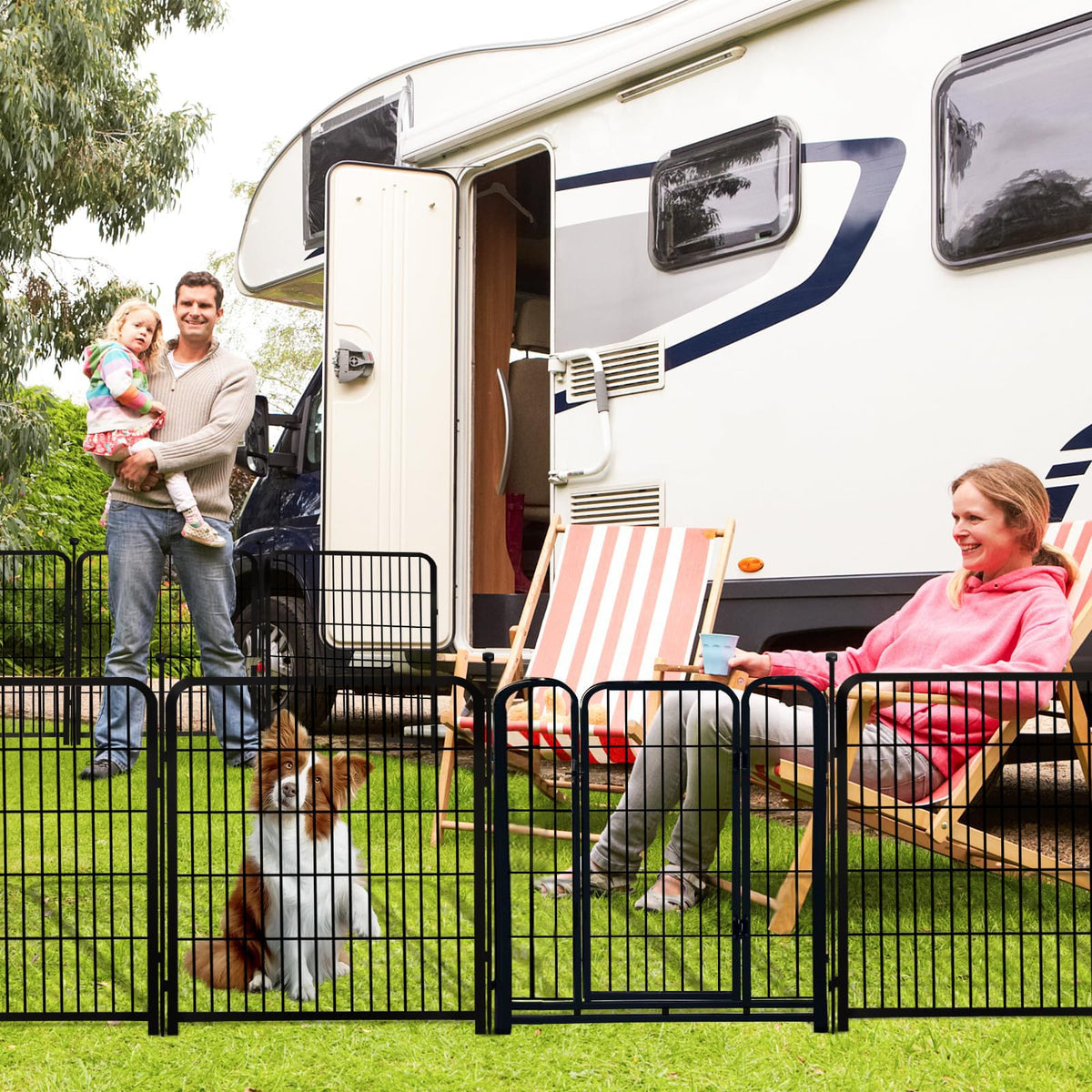Getlay foldable design for portable garden fencing options