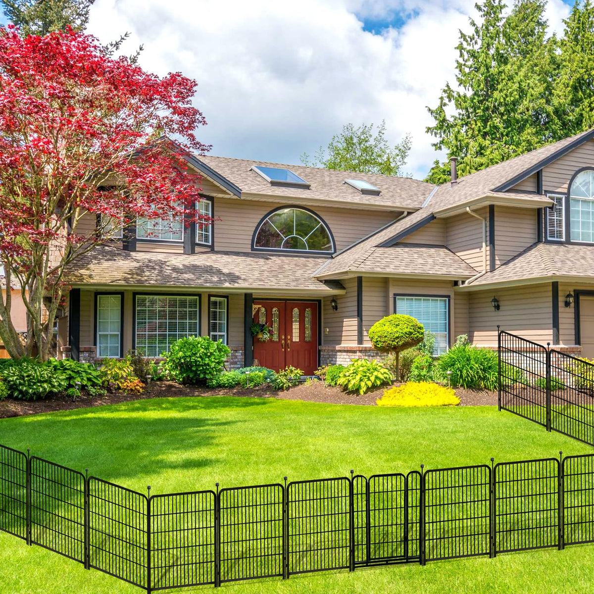 Getlay modular fence design allows custom shapes for any garden layout.