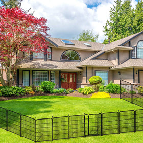 Getlay modular fence design allows custom shapes for any garden layout.