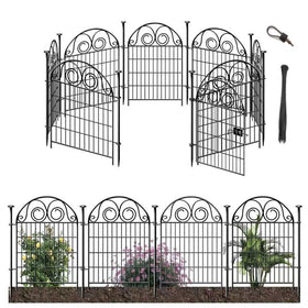Getlay tall garden fence assembly showing modular panels for quick setup.