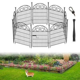 Getlay Tall Garden Fence panel-assembly demonstrates sturdy components for easy, secure setup.
