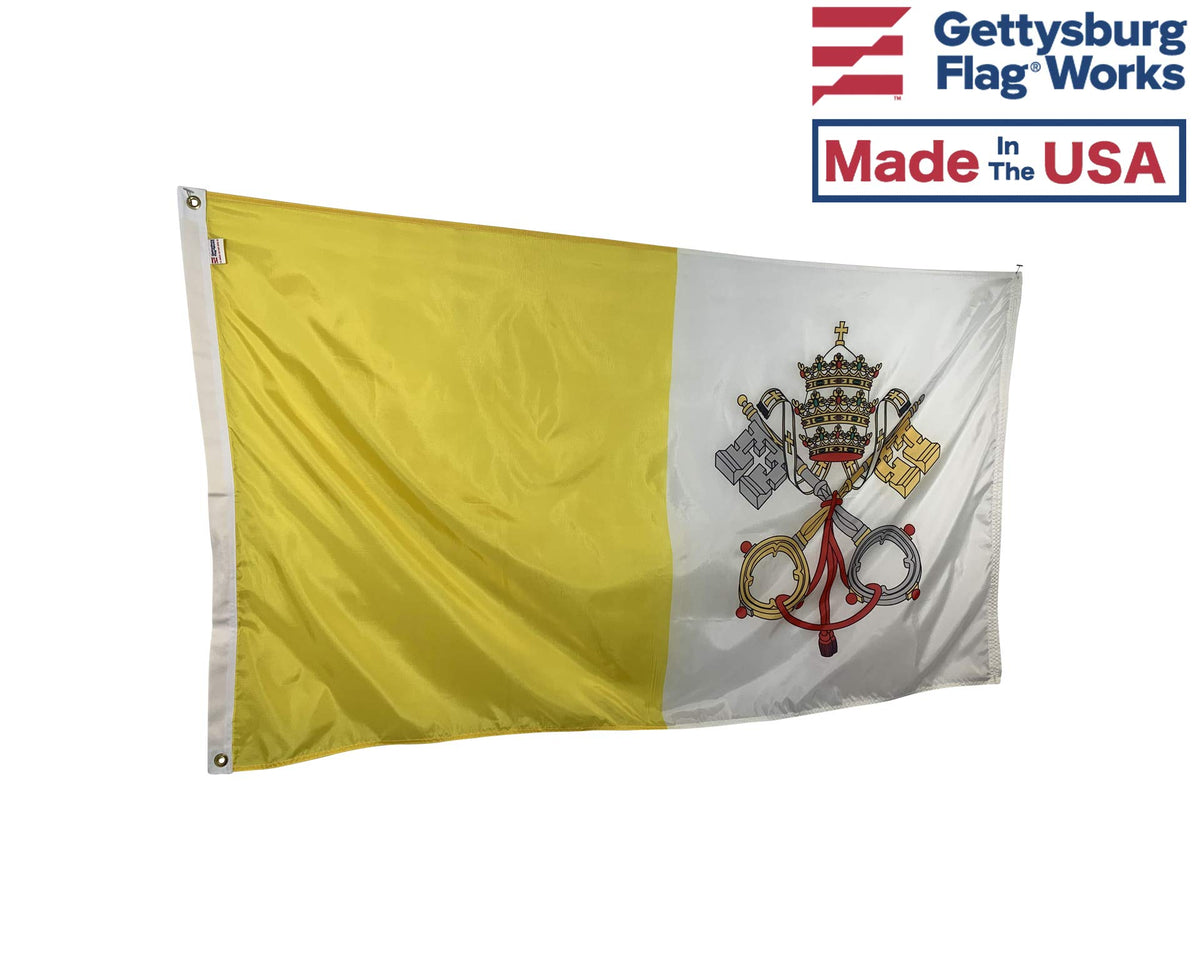 Gettysburg Flag Works 200 denier all-weather nylon flag ready for outdoor use